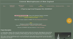 Desktop Screenshot of colonialmeetinghouses.com