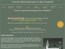 Tablet Screenshot of colonialmeetinghouses.com